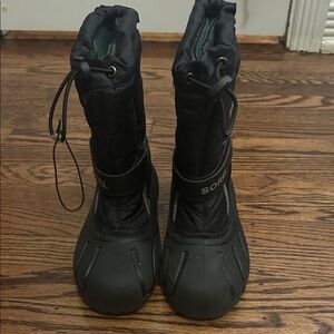 Sorel Black Insulated Snow Boots